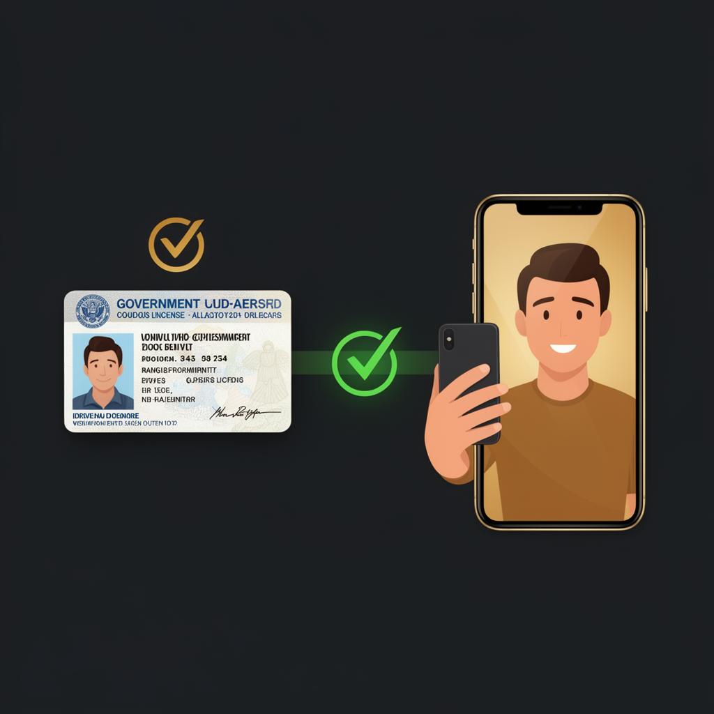 Verified candidate profile with the ID-verified badge